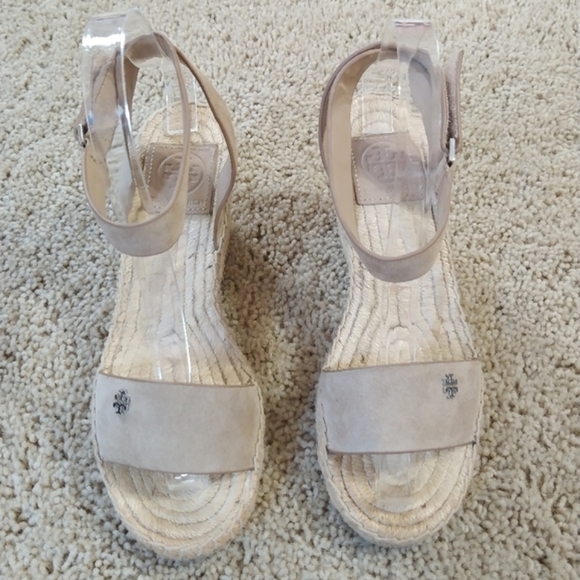 Tory Burch Bima II Suede Espadrille Sandals - Picture 2 of 13